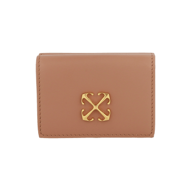 Off-White Jitney Mini Compact Wallet 'Nude'