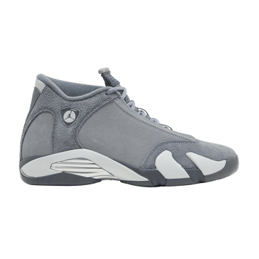 Jordan 14 grey suede sale