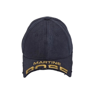 Buy Martine Rose Cut Peak Cap 'Navy' - MRSS241130 NAVY | GOAT