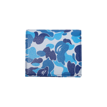 【A BATHING APE】ABC CAMO MINI WALLET 青色 1370637_00.png.png