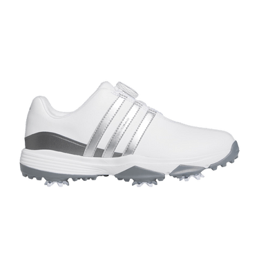 Adidas Tour 360 24 BOA Golf J 'White Iron Metallic'