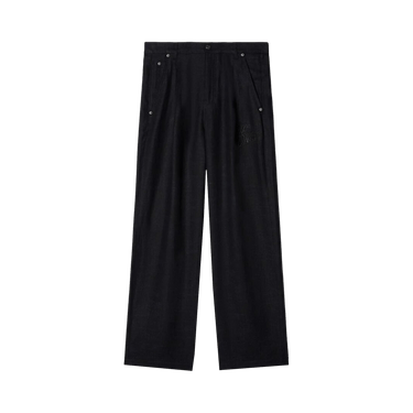 Off-White Wide Leg Trousers 'Black'