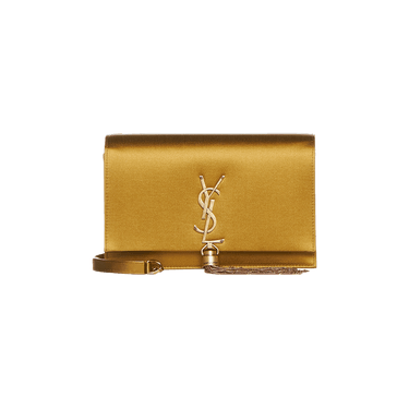 Saint Laurent Kate Tassel Chain Wallet 'Jungle'