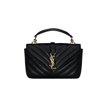 SAINT LAURENT PARIS｜CROSSBAGS (779430 DZH07 1000) Buy Saint Laurent College Mini Chain Bag 'Noir' - 779430