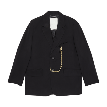 Buy Song for the Mute Oversized Blazer 'Black' - 241 MJK085 VGBDBLK | GOAT