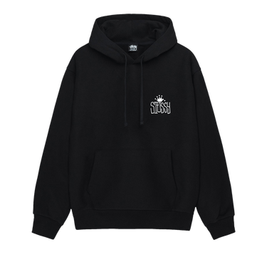 【STUSSY】25ss KING CROWN HOODIE フーディ King Crown Hoodie – Black | Sweats | Stüssy