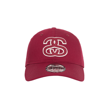 Buy Stussy New Era 9Twenty SS Appliqué Hat 'Burgundy' - 1311128