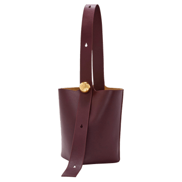 Buy Loewe Pebble Bucket Medium 'Dark Burgundy' - AANBBBWX01