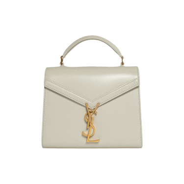 Saint Laurent Cassandra Mini Top Handle Bag 'Blanc Vintage'