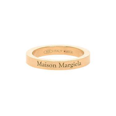 指輪・リング Maison Margiela FW25 ANELLO CON LOGO (SM1UQ0080 SV0158951) Buy Maison Margiela Logo Ring 'Silver' - SM1UQ0082 SV0158