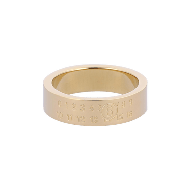 Buy MM6 Maison Margiela Numeric Logo Ring 'Gold' - SM6UQ0058