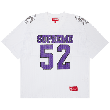 シャツ Supreme Spiderweb Football Jersey L size Supreme Spiderweb Football Jersey White Men's - SS24 - US