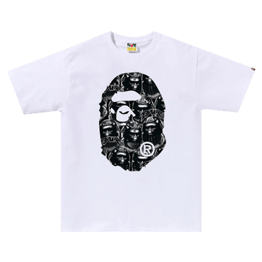 BAPE Ape Head Graffiti Big Ape Head Tee 'White/Black'