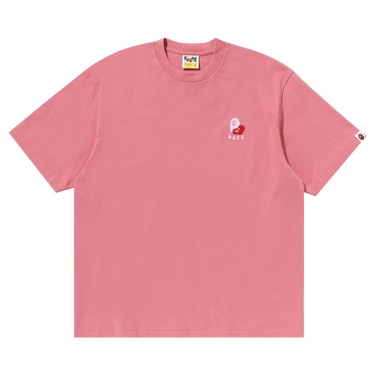 BAPE Ape Head 2 Point Relaxed Fit Tee 'Pink'