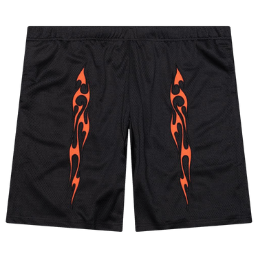 Pleasures Flame Mesh Shorts 'Black'