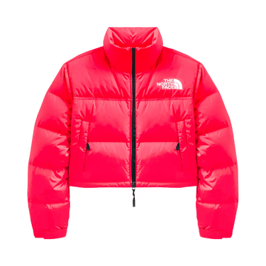 The North Face Nuptse Short Jacket 'Brilliant Coral'