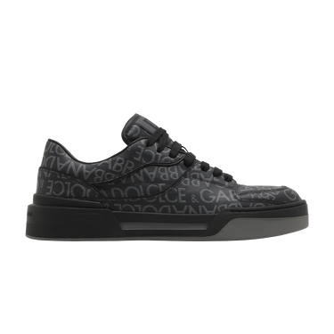 Buy Dolce & Gabbana New Roma Low 'Allover Jacquard Logo - Black