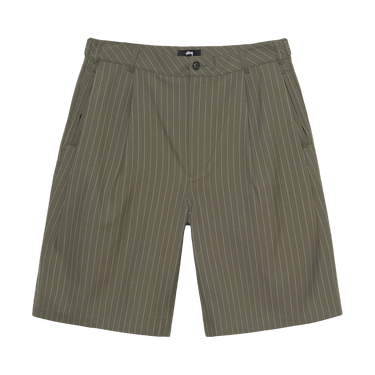 STUSSY VOLUME PLEATED SHORT WRINKLED STRIPE 4FK1565 (STUSSY