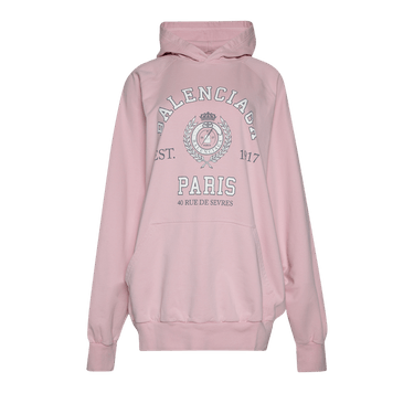 タグ付き新品未使用❗️Balenciaga+WFP Hoodie ピンク S WMNS) Balenciaga Paris Strass Full Zip Hoodie Small Fit