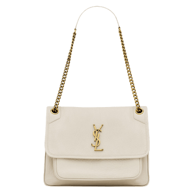 VIP【関税送料無料】希少 SAINT LAURENT CREAM LEATHER BAG SHOPPING SAINT LAURENT IN LEATHER | Saint Laurent | YSL SE