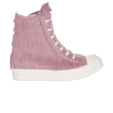 Buy Rick Owens Wmns Lido Runway High Sneaker 'Dusty Pink Cow Fur