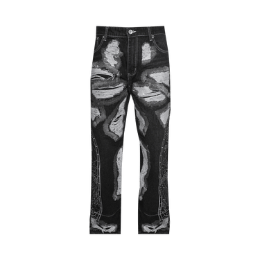 Who Decides War Darning Side Embroidery Pant 'Coal'