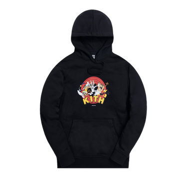 Buy Kith x Looney Tunes That's All Folks Hoodie 'Black' - KH2497