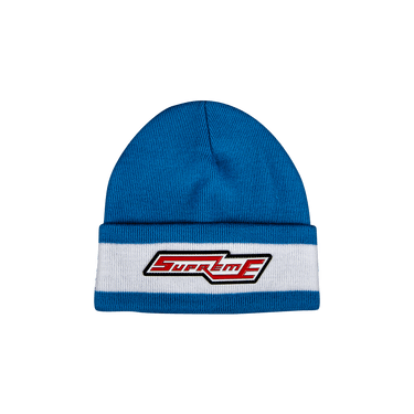 Buy Supreme Cuff Stripe Beanie 'Bright Blue' - FW20BN54 BRIGHT