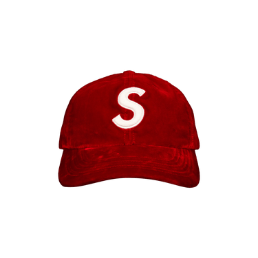 Buy Supreme Velvet S Logo 6-Panel 'Red' - FW20H69 RED | GOAT