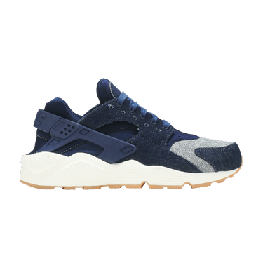nike air huarache run mid womens blue