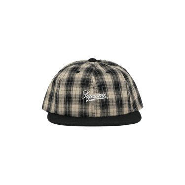 帽子 Supreme Script Logo 6-Panel Black Plaid Buy Supreme Script Logo 6-Panel 'Black Plaid' - SS24H90