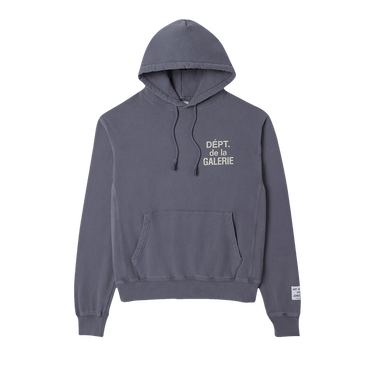 Gallery Dept. French Logo Vintage Hoodie 'Vintage Washed Navy'