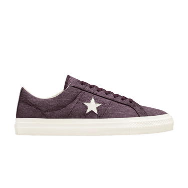 Converse One Star Pro Low 'Washed Canvas - Black Cherry'