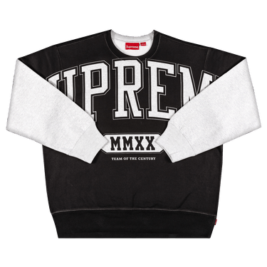20AW SUPREME Overprint Crewneck シュプリーム Supreme Overprint Crewneck White Men's - FW20 - US