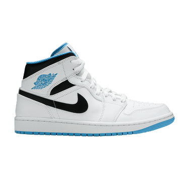 Buy Air Jordan 1 Mid 'Laser Blue' - 554724 141 | GOAT