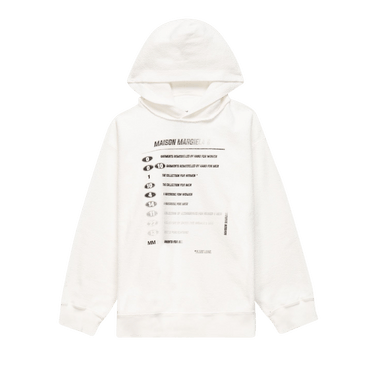 Buy MM6 Maison Margiela Hoodie 'White' - S52GU0132 101 | GOAT