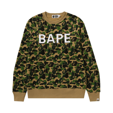 BAPE ABC Camo Crystal Stone Crewneck 'Green'