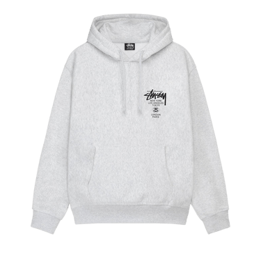 Stussy World Tour Hood 'Ash Heather'