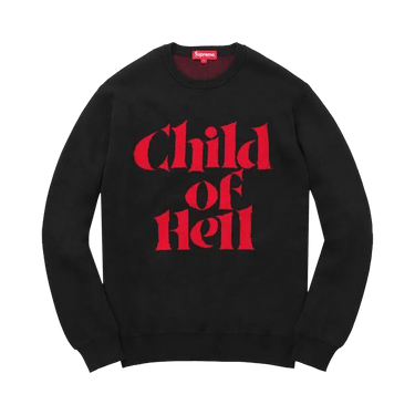 Buy Supreme Child Of Hell Sweater 'Black' - 0052 1FW150105COHS