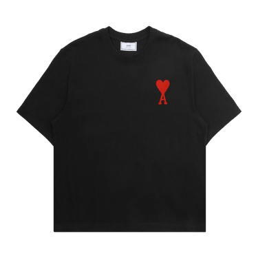 ami♡*°　0218 AMI Paris Red ADC Sweater Turtleneck Heather Grey/Red | Cultizm