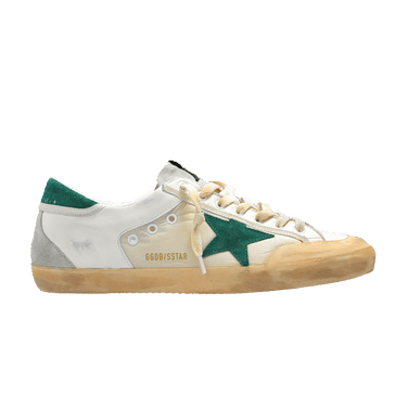 Golden goose superstar green on sale