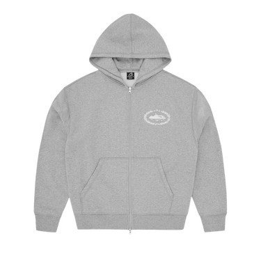 Buy Corteiz Superior Royale Zip Hoodie 'Heather Grey' - 7892