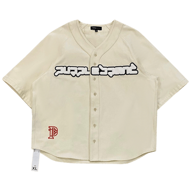 PURPLE BRAND Baseball Shirt 'Ivory'