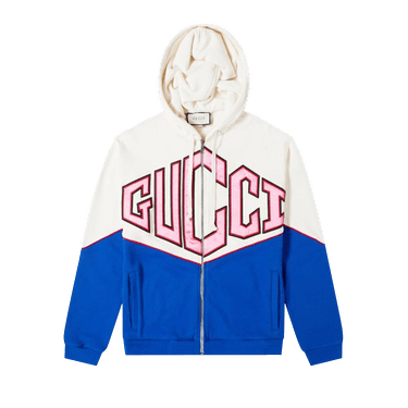 正規激安 Diamond Gucci Buy Zip 580821 - 'Natural/Navy/Red' Hoodie ブースター・導入液