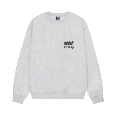 ★韓国の人気★【STUSSY】★SURFWALK CREW★ASH HEATHER★ Buy Stussy Surfwalk Crew 'Ash Heather' - 1915063 ASH | GOAT