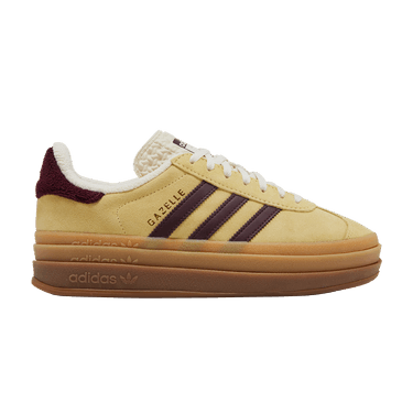 adidas Women's Gazelle Bold 'Almost Yellow Maroon'