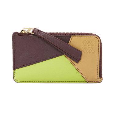 [Loewe] Puzzle Coin Card Holder - Worm ☆送料込☆ ノット コインカードホルダー（シャイニーナパカーフ） マルチ