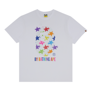 Buy BAPE Big Head Ape Star Festival T-Shirt 'Multicolor/White