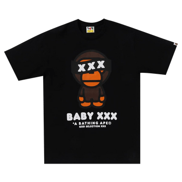 Buy BAPE x God Selection XXX Baby Milo Tee 'Black' - 2K23 110 902