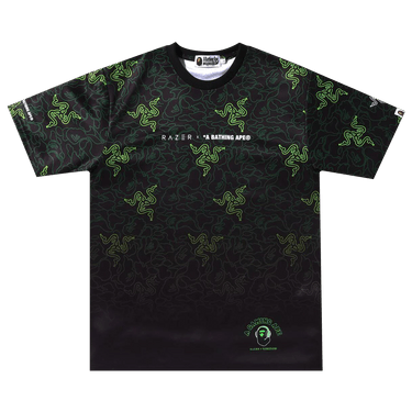 BAPE x Razer Tシャツ Buy BAPE x Razer Neon Camo Team Tee 'Green' - 1I23 109 904